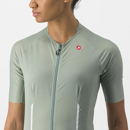 Maillot CASTELLI ENDURANCE W Femme Manches Courtes Vert