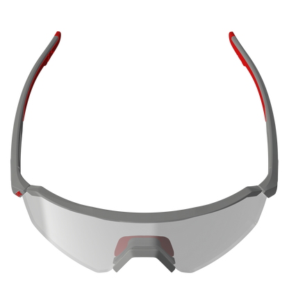 Lunettes LEATT RIDEVIZ LITE LARGE Satin Gris Verre Iriz Argent