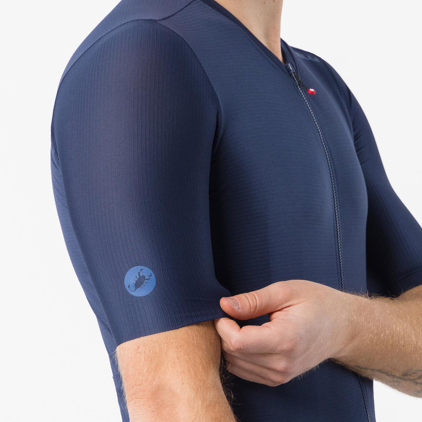 Maillot CASTELLI ESPRESSO 2 Manches Courtes Bleu