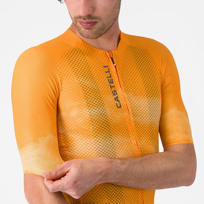 Maillot CASTELLI CLIMBER'S A/C Manches Courtes Orange