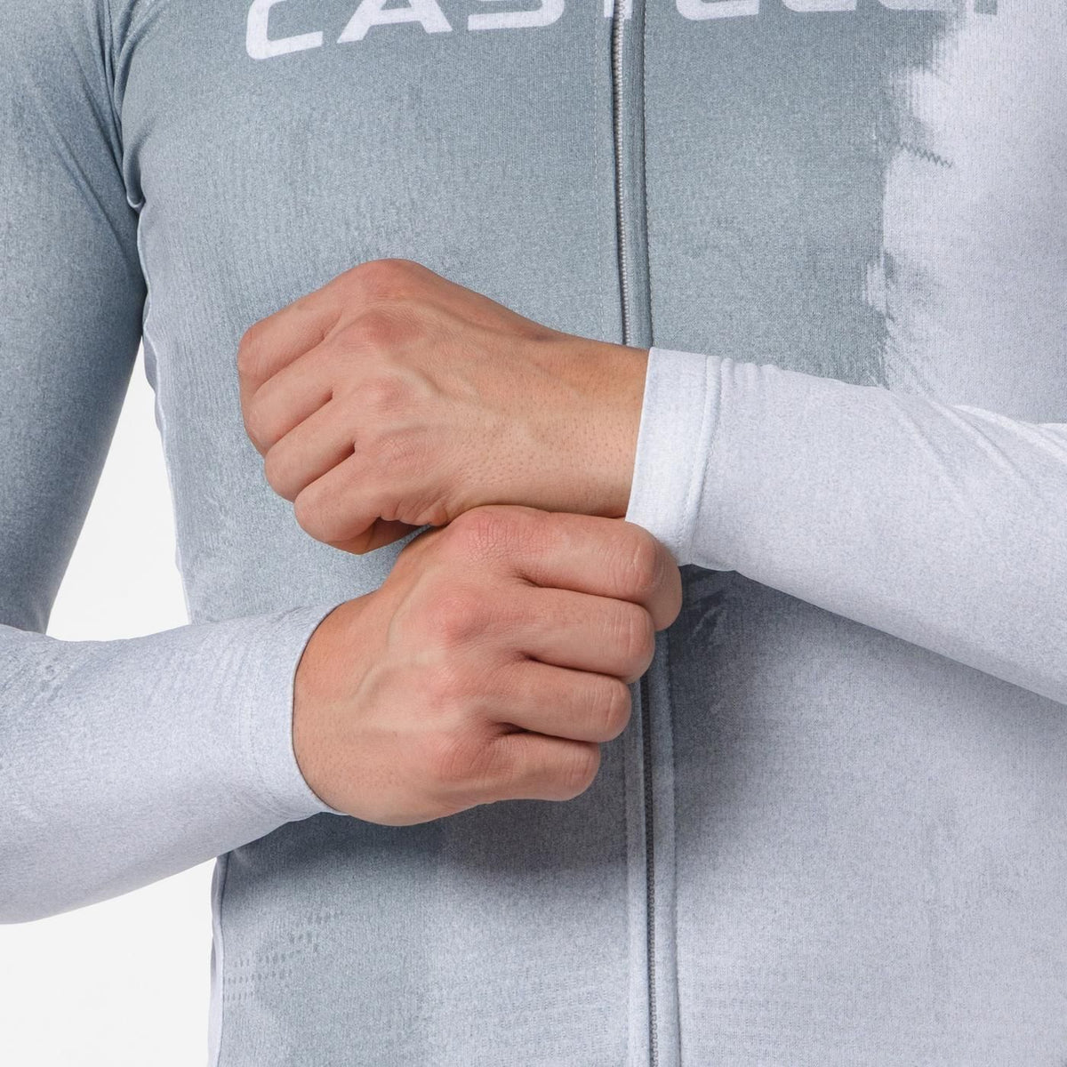 Maillot CASTELLI NEBULA THERMAL Manches Longues Gris