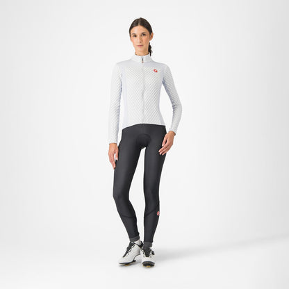 Maillot CASTELLI SFIDA 2 Femme Manches Longues Gris Clair