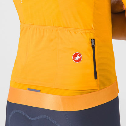 Maillot CASTELLI ESPRESSO R--A/D Manches Courtes Orange