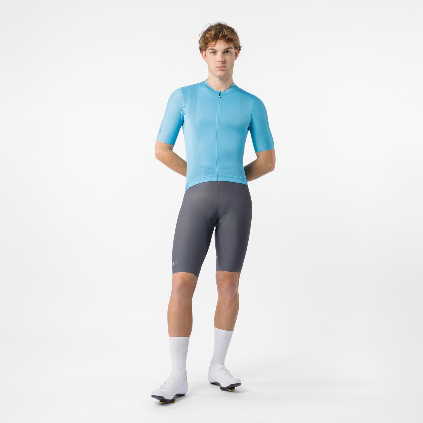 Maillot CASTELLI ESPRESSO 2 Manches Courtes Turquoise