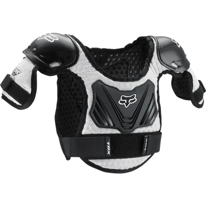 Plastron FOX PEEWEE TITAN ROOST Junior Noir/Argent