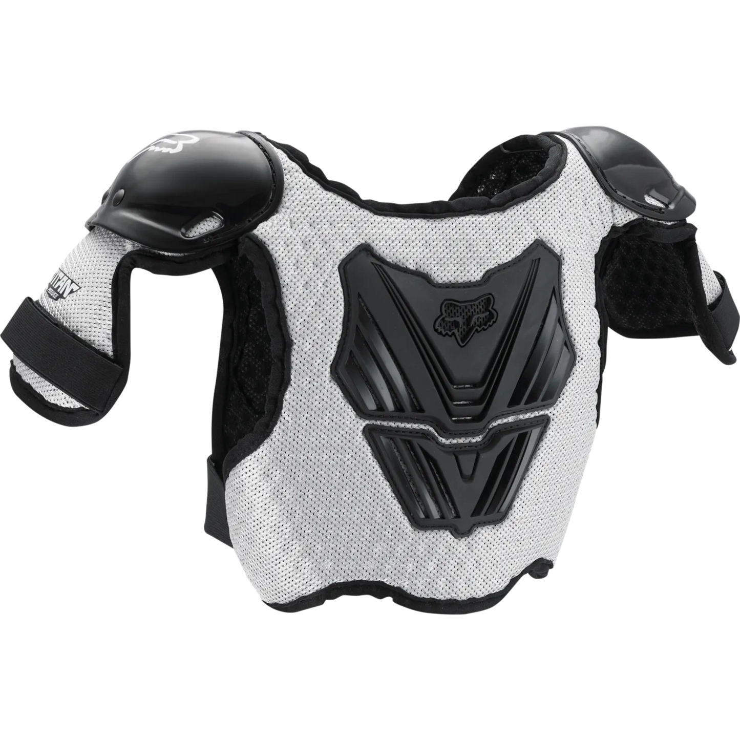 Plastron FOX PEEWEE TITAN ROOST Junior Noir/Argent