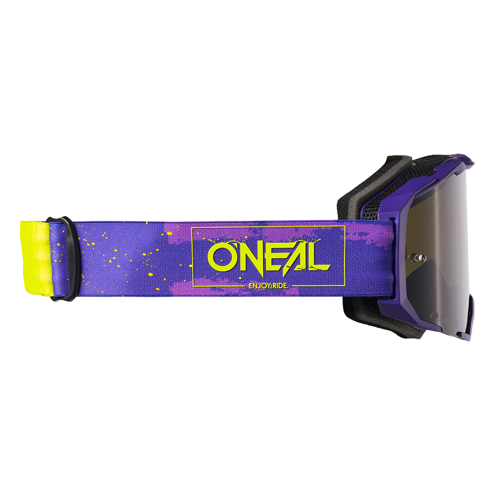 Masque O'NEAL B-22 PAINT Violet/Jaune Fluo