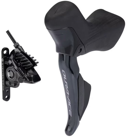 Levier Gauche et Étrier Avant SHIMANO DURA-ACE DI2 R9270 Double Flat Mount 2x12V