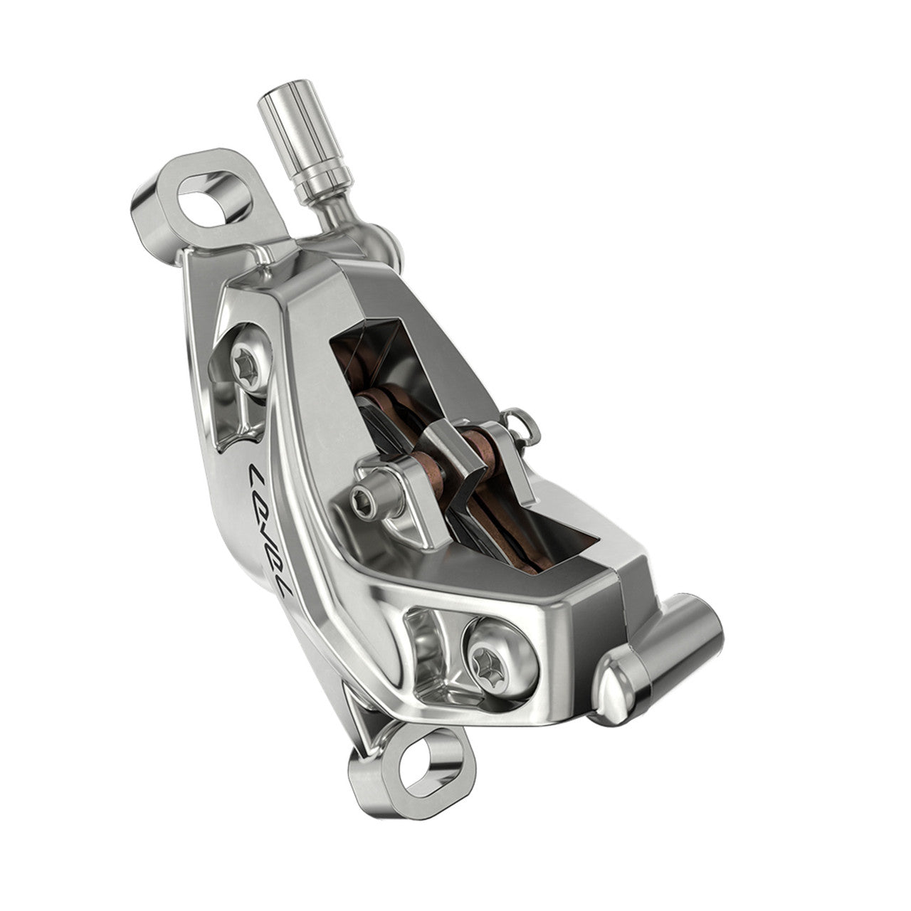 Paire de Freins SRAM LEVEL ULTIMATE STEALTH 4 pistons Argent
