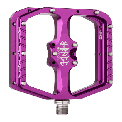 Pédales Plates BURGTEC PENTHOUSE FLAT MK5 B-RAGE EDITION Violet