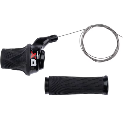 Poignée Tournante Gauche SRAM X0 Grip Shift 2V Noir/Rouge — vue complémentaire du produit (2)