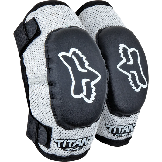 Coudières FOX PEEWEE TITAN Junior Noir/Argent