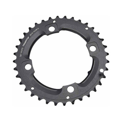 Plateau Extérieur SRAM MTB 104BCD 10V 4 Trous 104mm Long Pin — vue du plateau sur fond blanc