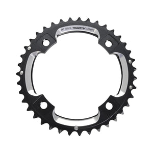 Plateau Extérieur SRAM MTB 120BCD S2 10V  4 Trous 120mm — vue du plateau sur fond blanc