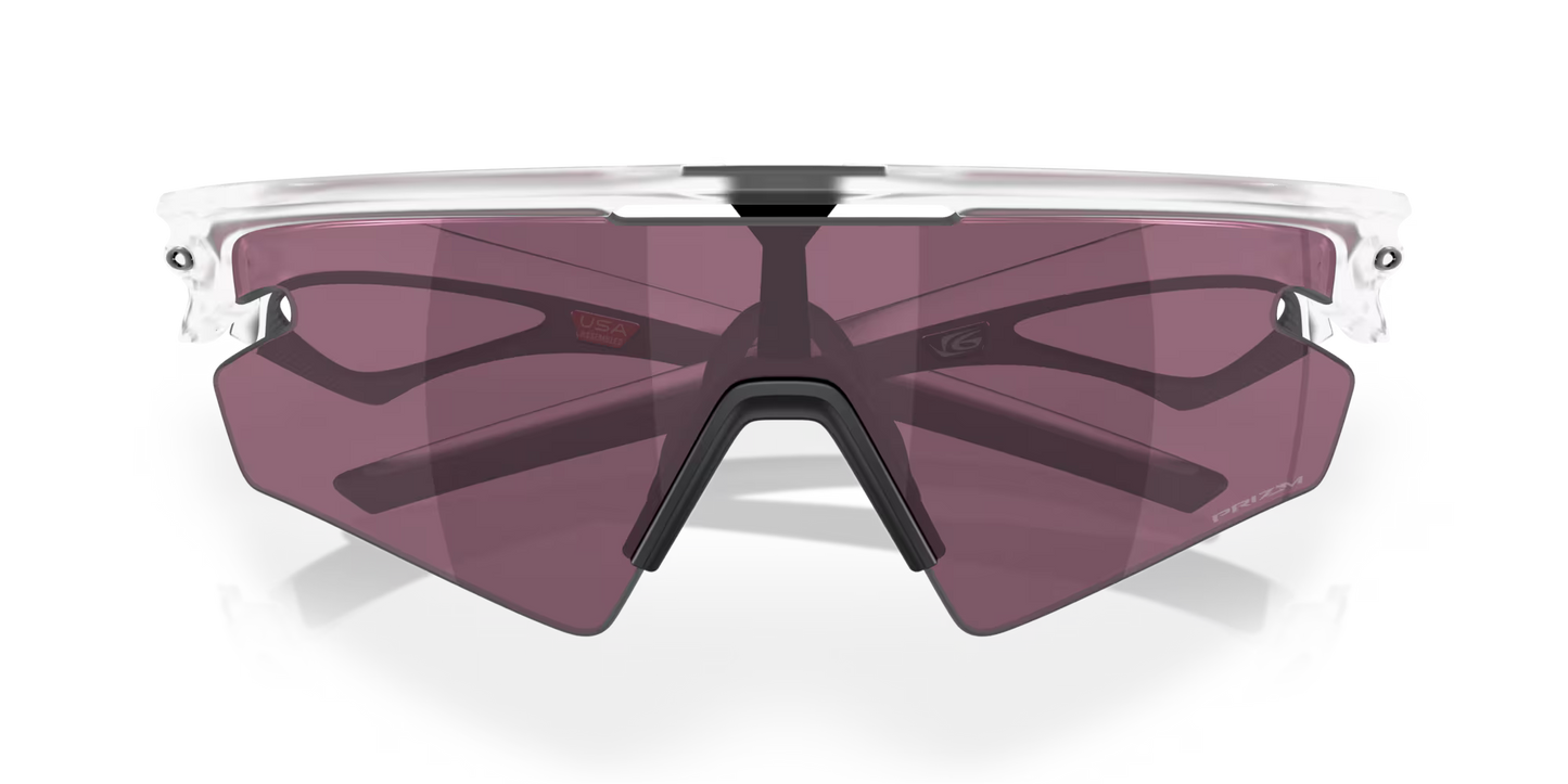 Lunettes OAKLEY SPHAERA SLASH Matt Clear Verre Prizm Road Noir - OO9499-1036