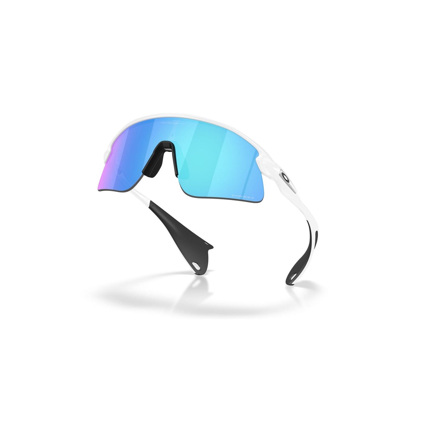 Lunettes OAKLEY STUNT DEVIL Blanc Matt Prizm Sapphire