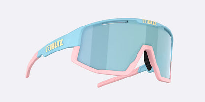 Lunettes BLIZ FUSION SMALL Pastel Bleu Matt Écran Bleu glacier fumé
