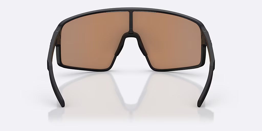 Lunettes BLIZ P001 Noir Matt Écran Coral/Orange Bleu Iridium