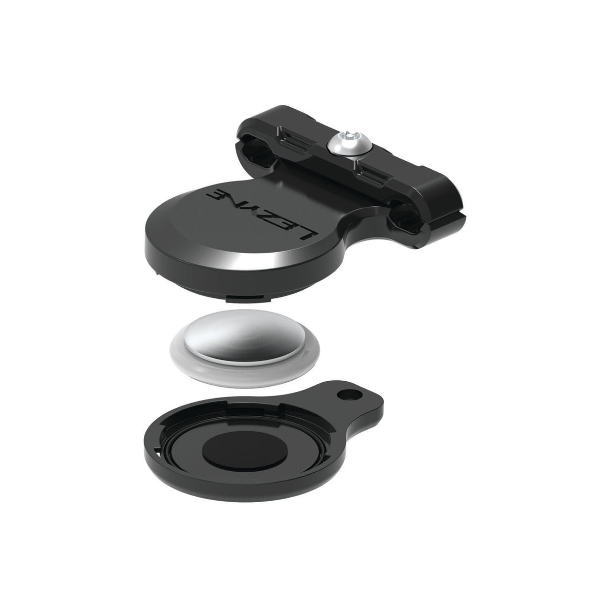 Support Antivol LEZYNE MATRIX SADDLE TAGGER Noir (pour AirTag)