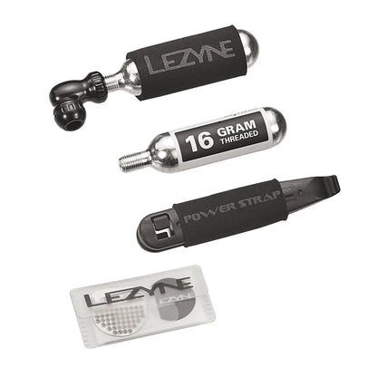 Kit de Réparation LEZYNE TWIN DRIVE Repair Combo+ Cartouche CO2 Filetée