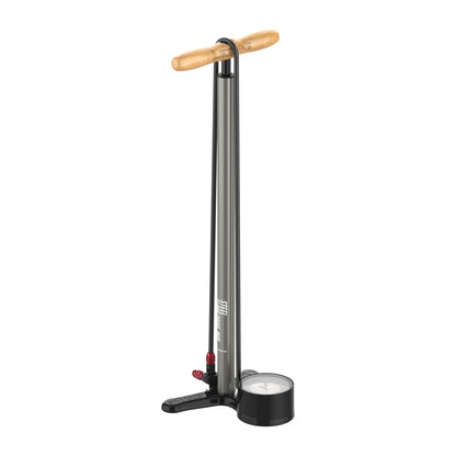 Pompe à Pied LEZYNE STEEL FLOOR DRIVE 3.5 Gris