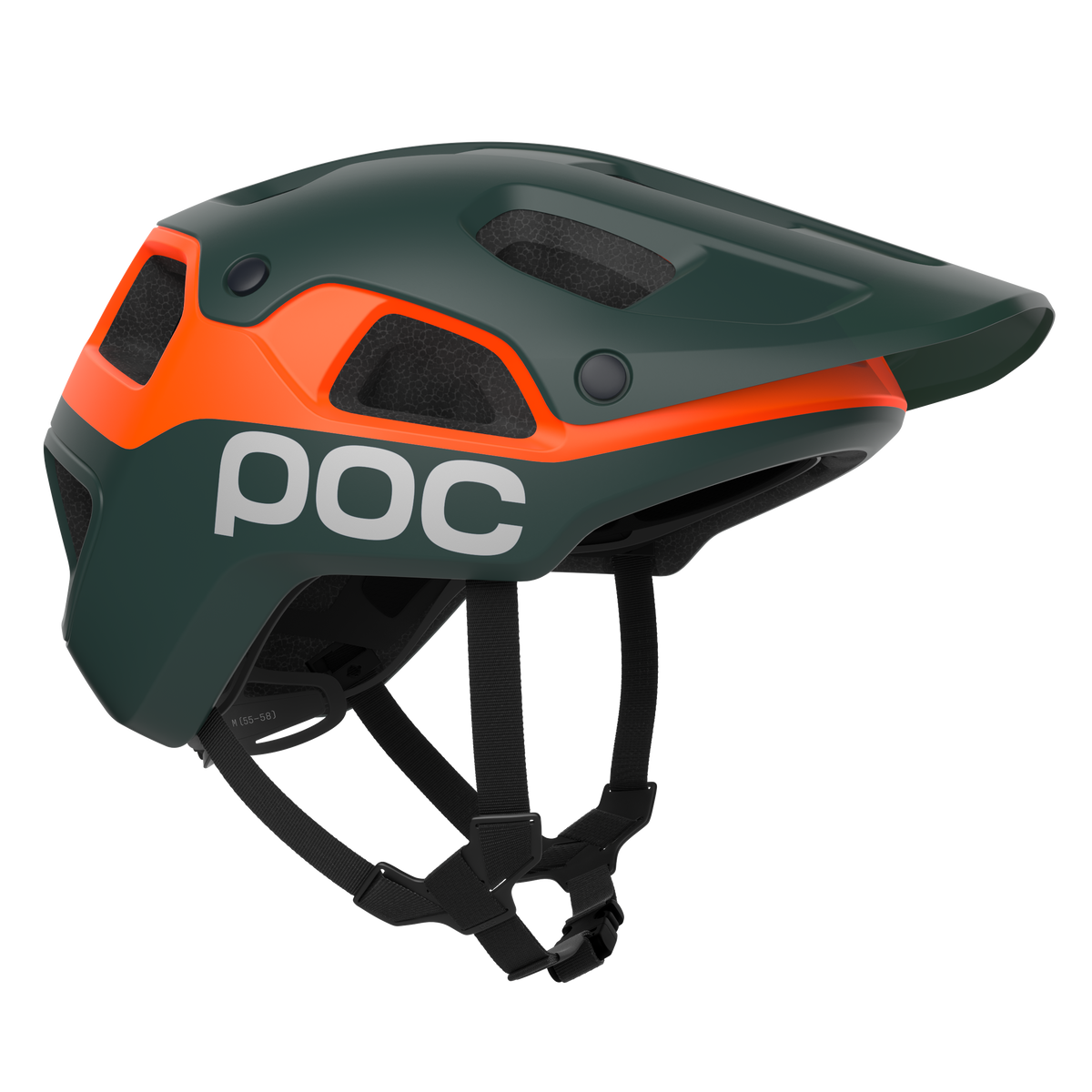 Casque VTT POC CULARIS PURE Vert Matt/Orange Matt