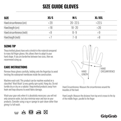 Gants GRIPGRAB HIVER IMPERMEABLES Noir