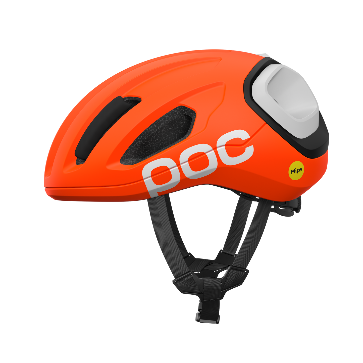 Casque Route POC AMIDAL Orange Matt/Noir Matt/Blanc Matt