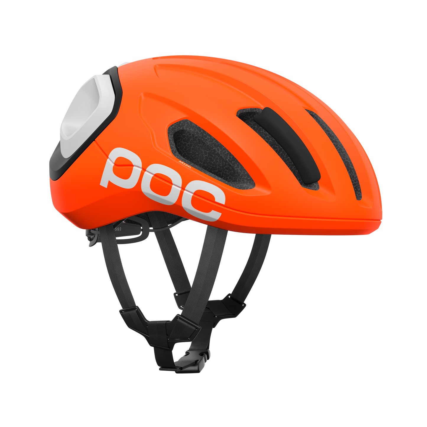 Casque Route POC AMIDAL Orange Matt/Noir Matt/Blanc Matt