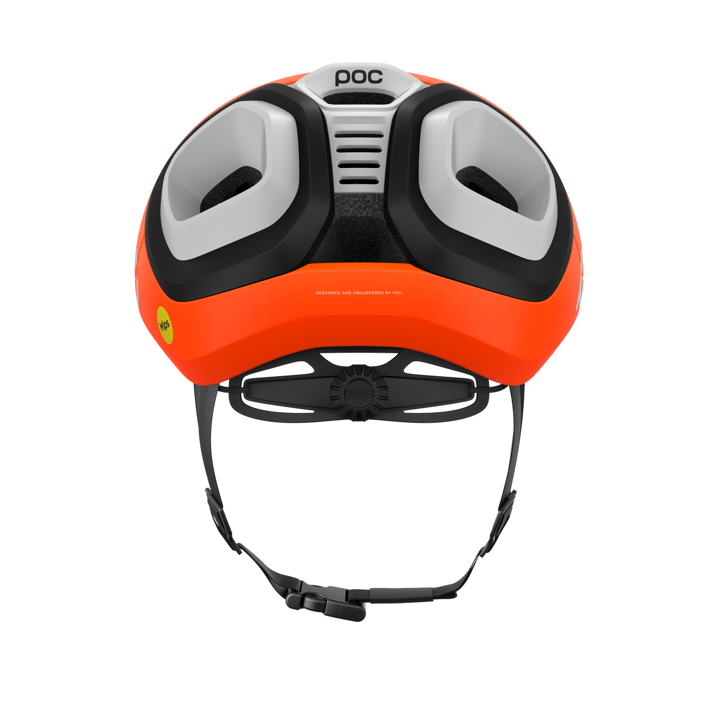 Casque Route POC AMIDAL Orange Matt/Noir Matt/Blanc Matt
