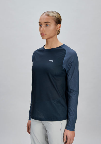 Maillot POC MOTION AIR Manches Longues Femme Marine