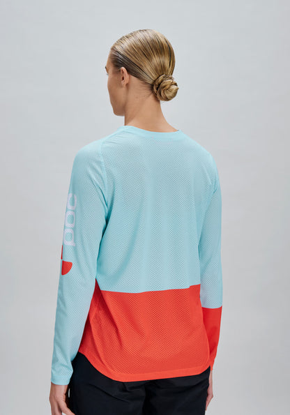 Maillot POC MOTION AIR Manches Longues Femme Bleu/Orange