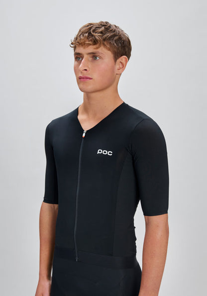Maillot POC RACEDAY Manches Courtes Noir