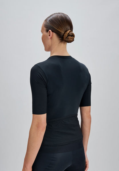 Maillot POC RACEDAY Femme Manches Courtes Noir