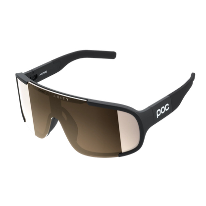 Lunettes POC ASPIRE WF Noir Verre Clarity Trail Partly Sunny Silver