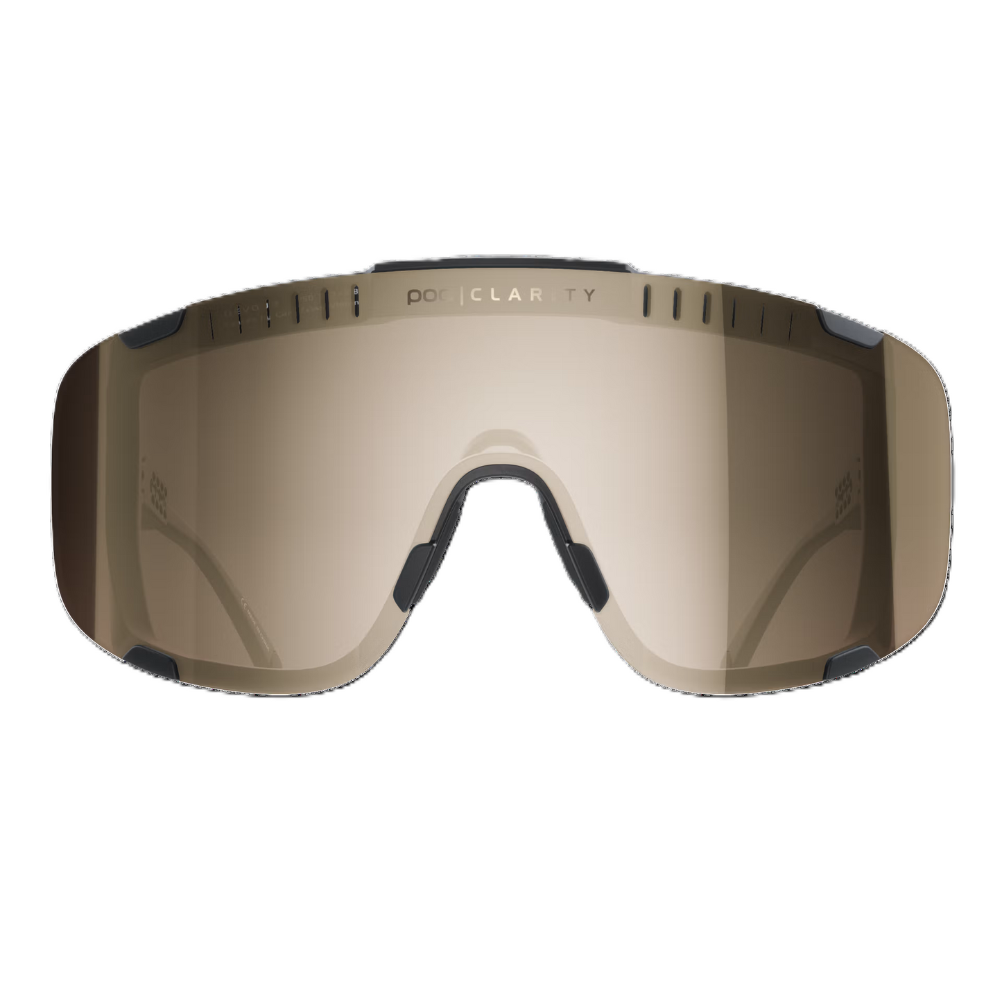 Lunettes POC DEVOUR Noir Verre Clarity Trail Partly Sunny Silver