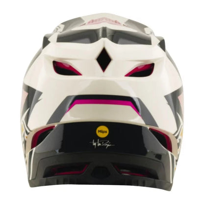 Casque VTT TROY LEE DESIGNS D4 POLYACRYLITE MIPS TURBO ACID Fuschia