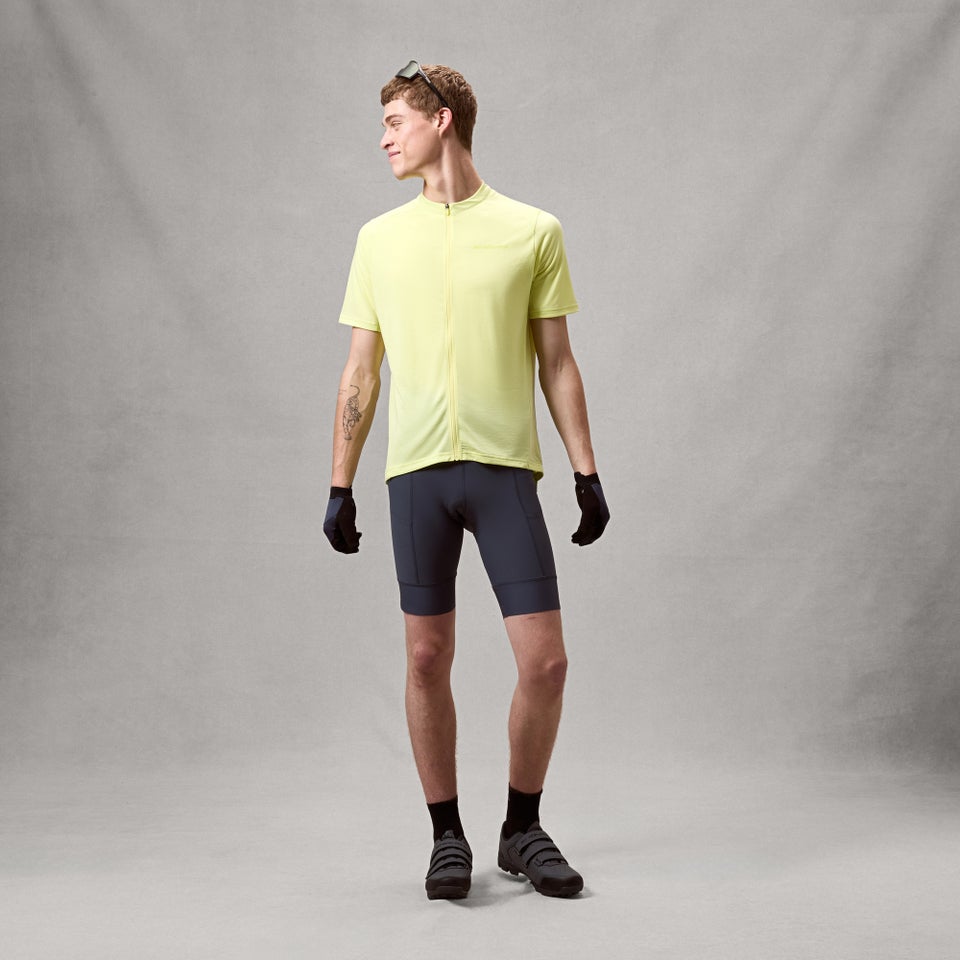 Maillot ENDURA LOOP ZIPPED Manches Courtes Oilseed