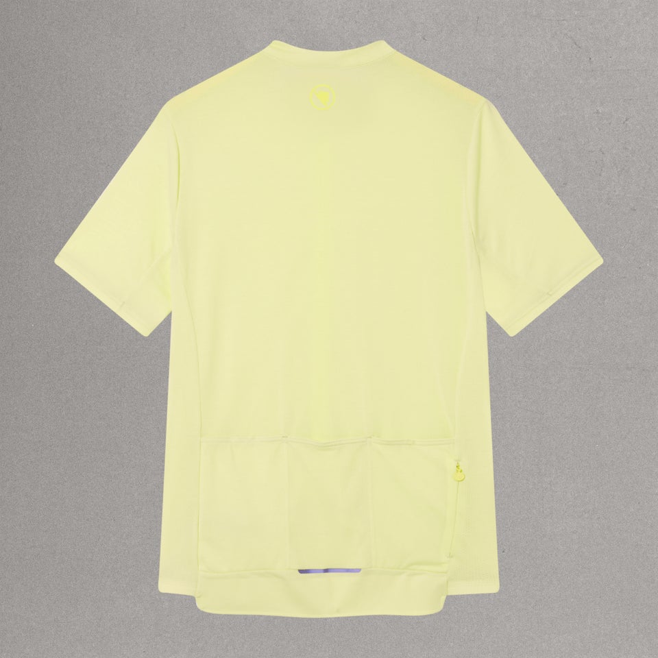 Maillot ENDURA LOOP ZIPPED Manches Courtes Oilseed