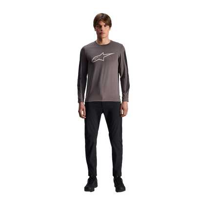 Maillot ALPINESTARS A-DURA INSET ASTAR Manches Longues Gris