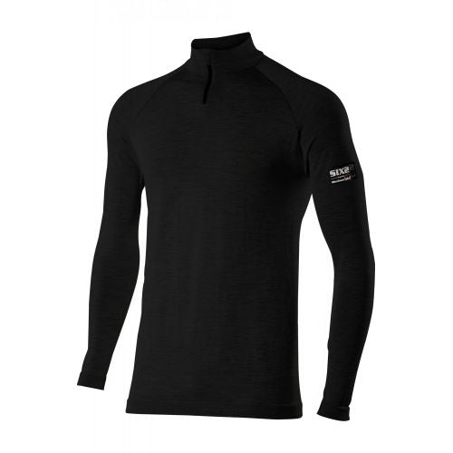 Sous-Vêtement SIXS TS13 MERINOS Manches Longues Noir
