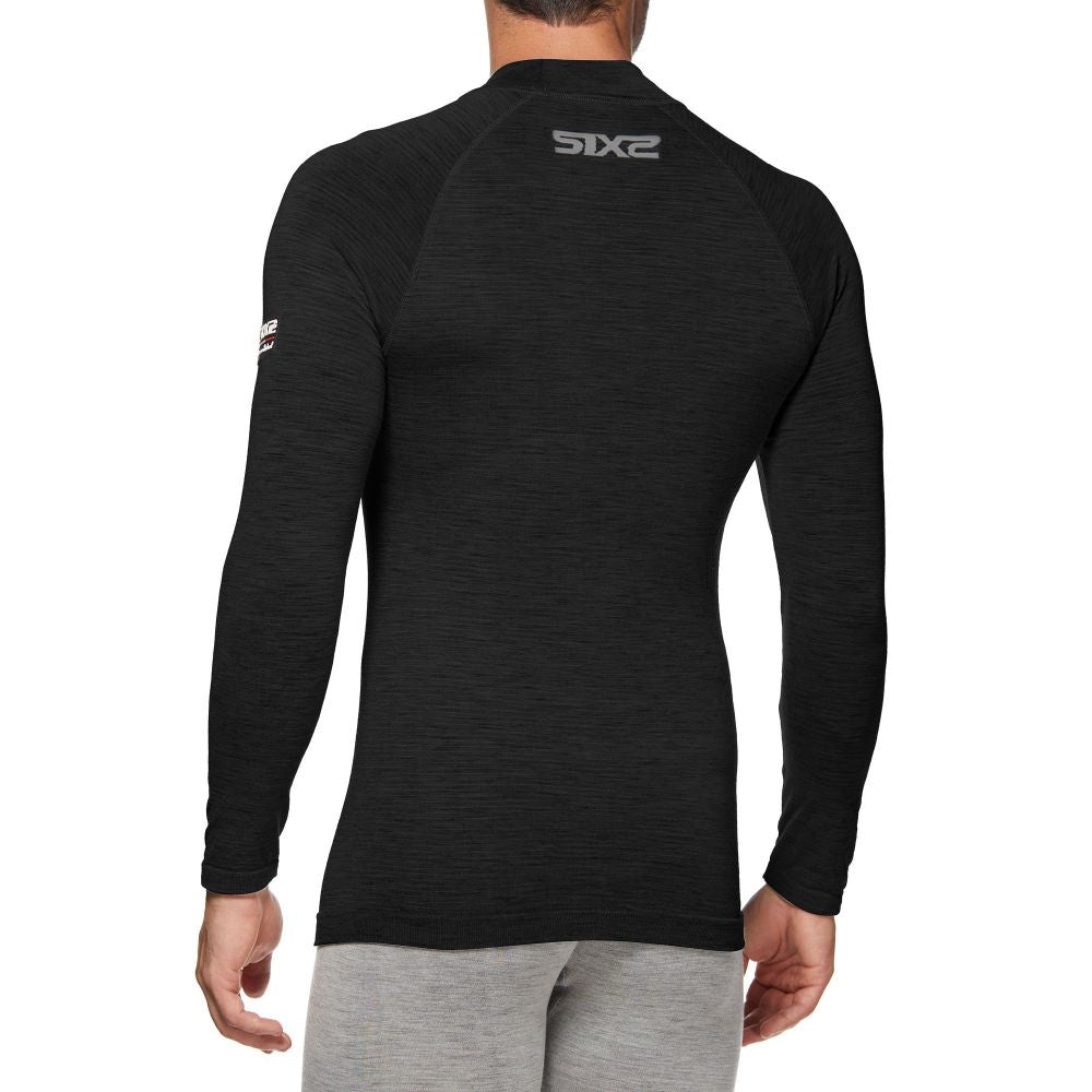 Sous-Vêtement SIXS TS3 MERINOS Manches Longues Noir