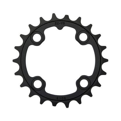 Plateau Intérieur TRUVATIV MTB V3 8/9V 4 Trous 64mm — vue du plateau sur fond blanc