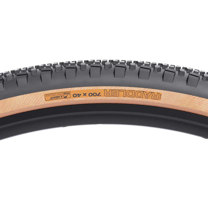 Pneu WTB RADDLER TCS LIGHT FAST ROLLING DUAL DNA SG2 700x40c Tubeless Ready Renforcé Beige