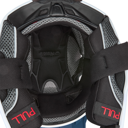 Casque VTT O'NEAL DHC KINI RED BULL 1.0 Blanc/Bleu