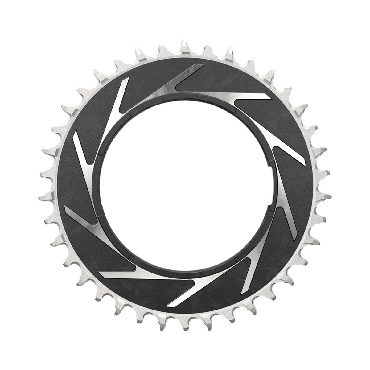 Plateau Mono SRAM XX-SL T-TYPE EAGLE POWERMETER BOOST 12V Direct Mount Offset 3mm — vue du plateau sur fond blanc