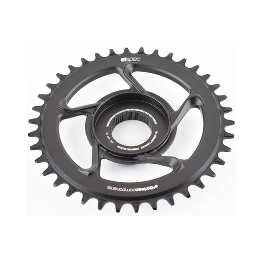 Plateau Mono E-THIRTEEN E-SPEC 11/12V Direct Mount Shimano E8000 — vue du plateau sur fond blanc