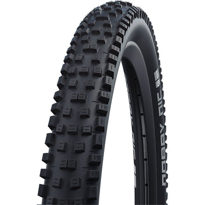Pneu SCHWALBE NOBBY NIC 29x2.25 ADDIX GREEN Twinskin Tubeless Ready Souple Noir