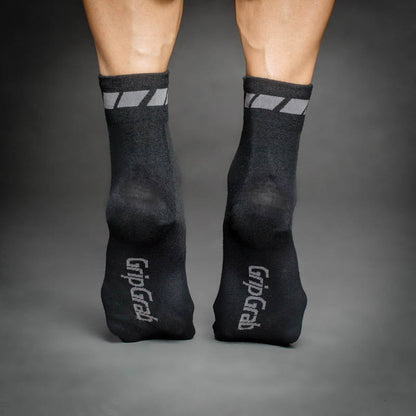 Chaussettes GRIPGRAB MERINO REGULAR CUT Noir