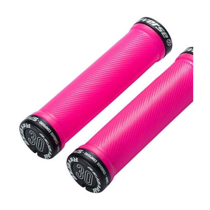 Grips REVERSE COMPONENTS SPIN Lock-On Ø 30mm Rose/Noir